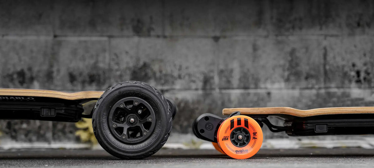 2 in 1 Electric Skateboard by Evolve | All Terrain & Street