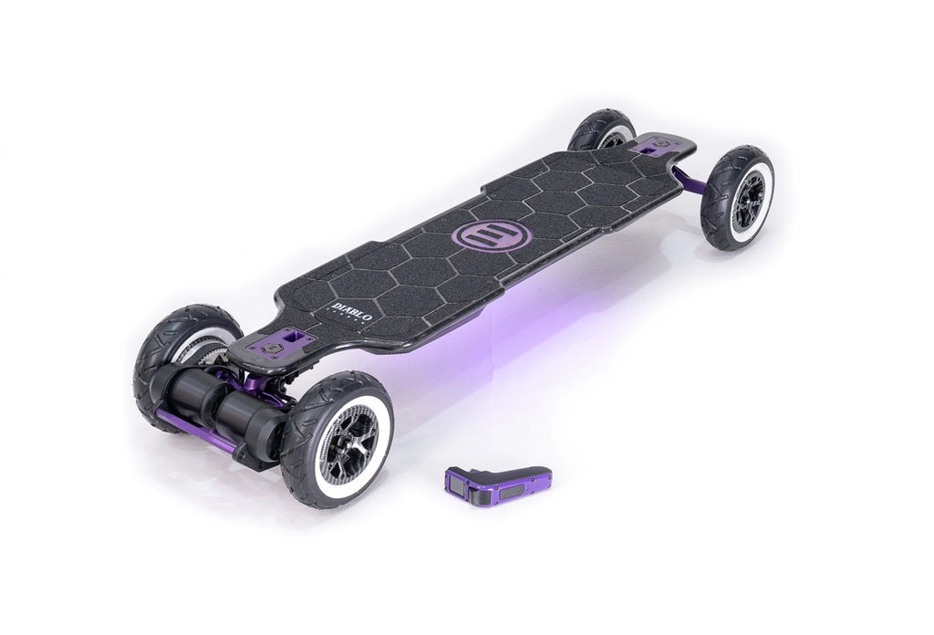 Diablo Carbon All Terrain Purple Series - Evolve Skateboards USA