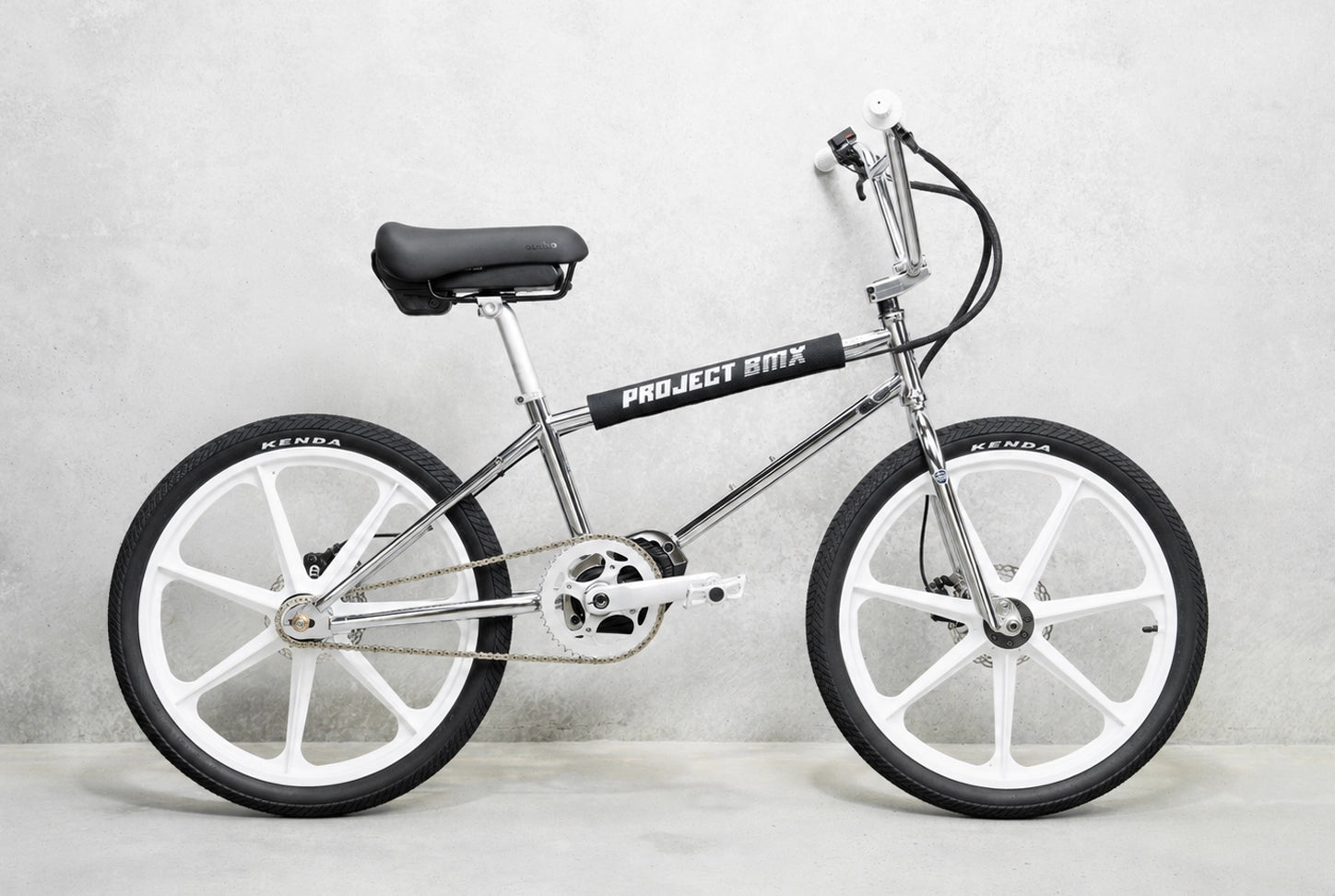 Project BMX Chrome White: The Electric BMX Bike by Evolve