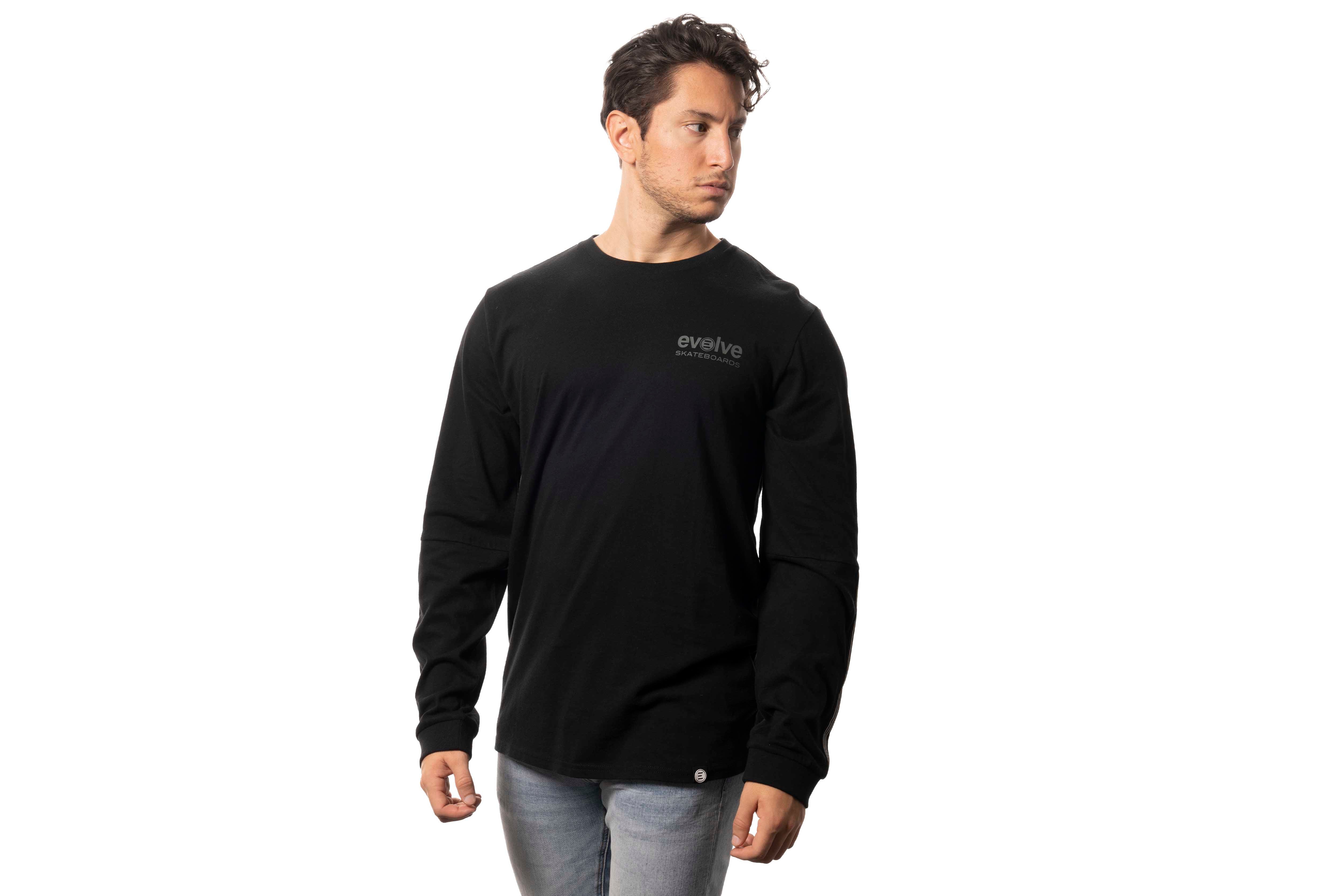 Core Long Sleeve Cotton T-Shirt | Evolve USA