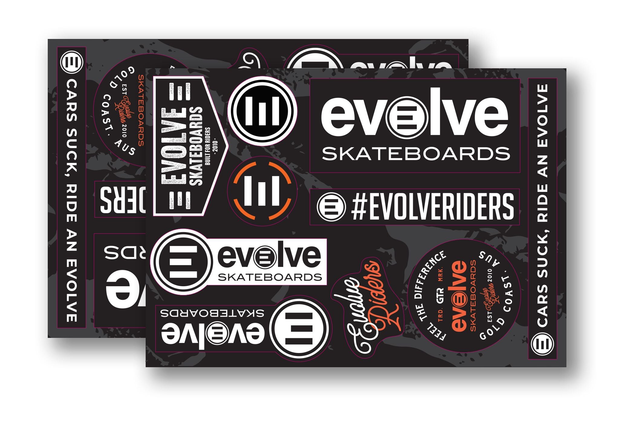 Sticker Sheet - Evolve Skateboards USA